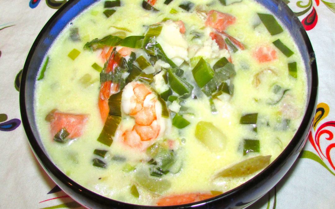 From Sherry’s Kitchen: Seafood Potato Leek Soup Recipe